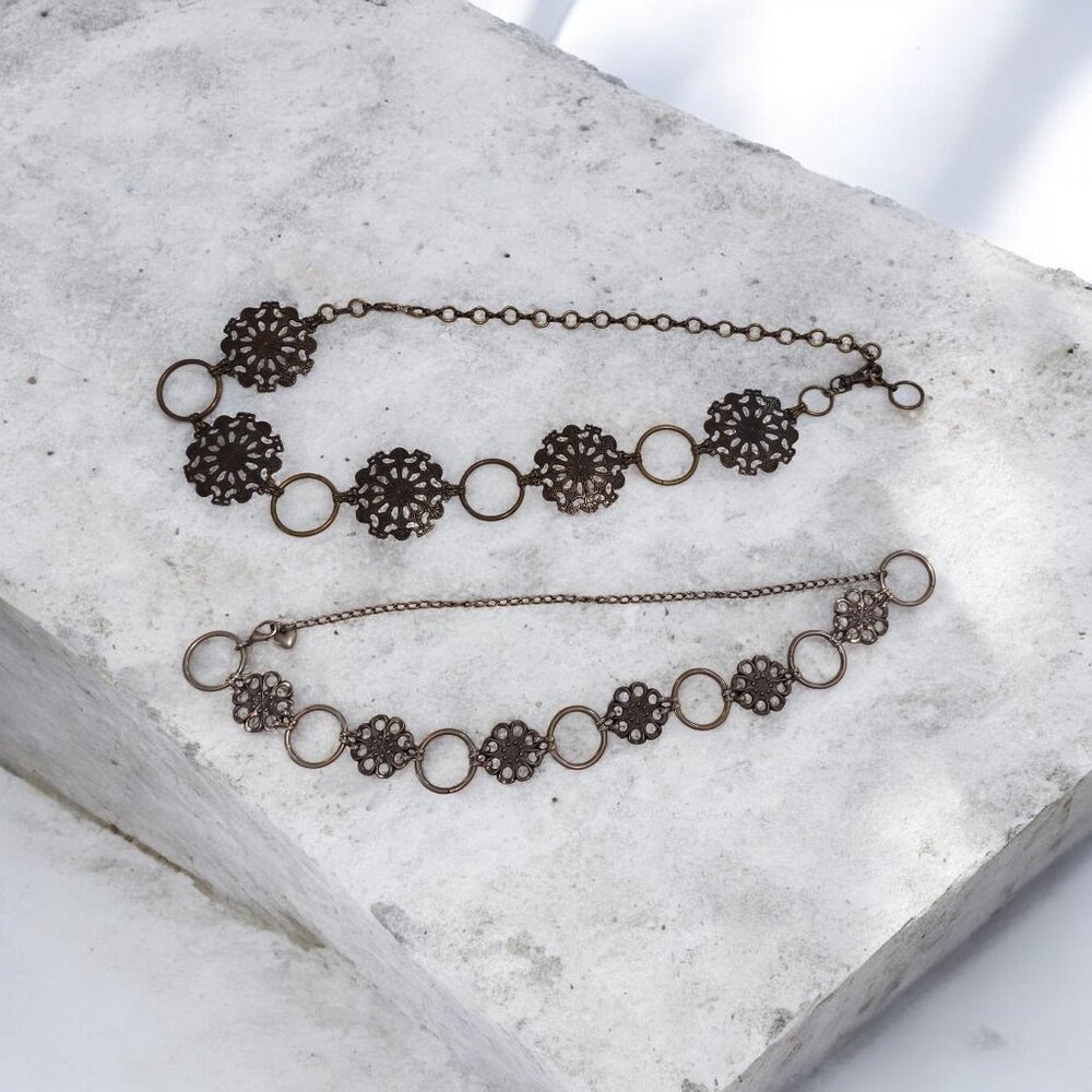 Pre-Loved Boho Chain Link Belt Bundle